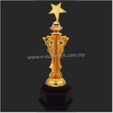 EXCLUSIVE METAL GOLD TROPHIES WS6189<br>WS6189